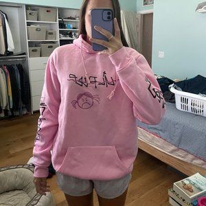 Lil Peep Pink Hoodie